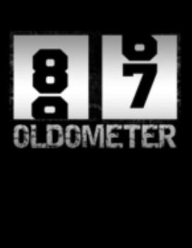 Paperback Oldometer 87: Oldometer 86-87 .87th Birthday Funny Gift Book
