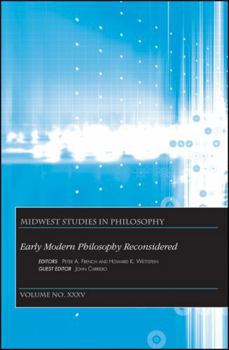Paperback Early Modern Philosophy Reconsidered, Volume XXXV Book