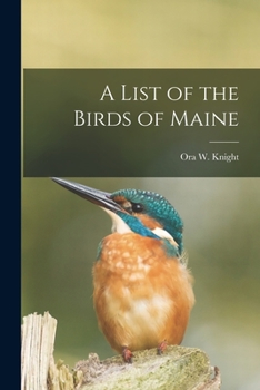 Paperback A List of the Birds of Maine Book