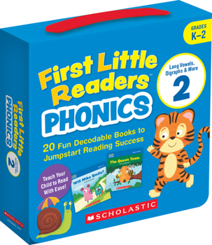 First Little Readers: Phonics Set 2 / Long Vowels, Digraphs & More (Single-Copy Set): 20 Decodable Books for Beginning Readers