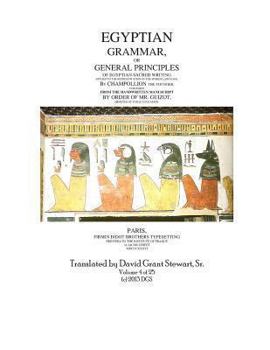 Paperback Egyptian Grammar, or General Principles of Egyptian Sacred Writing, volume 4 Book