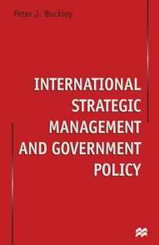 Paperback International Strategic Management and Government Policy Book