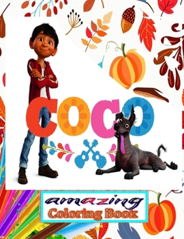 Paperback Coco amazing coloring book: for kids all age Book