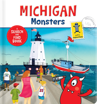 Board book Michigan Monsters: A Search and Find Book