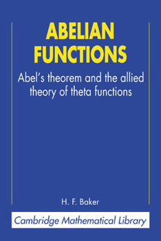 Paperback Abelian Functions Book