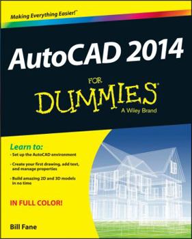 Paperback AutoCAD 2014 for Dummies Book