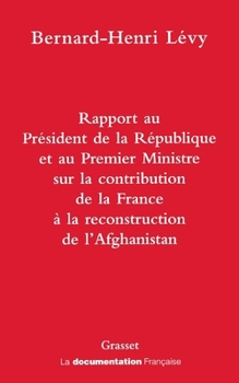 Paperback Rapport au président de la république [French] Book