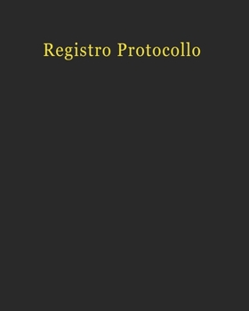 Paperback Registro Protocollo: 100 pagine [Italian] Book