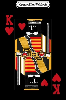 Composition Notebook: Halloween King of Hearts Costume Men Journal/Notebook Blank Lined Ruled 6x9 100 Pages