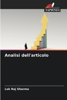 Paperback Analisi dell'articolo [Italian] Book