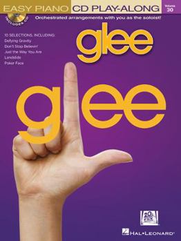 Paperback Glee: Easy Piano CD Play-Along Volume 30 Book