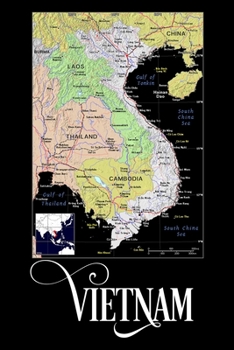 Paperback Vietnam: Map Notebook Book