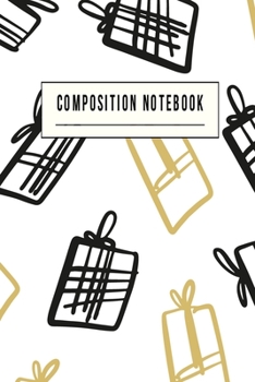 Paperback Composition Notebook: College Ruled 6" x 9" Holly Jolly Writing Notes Journal, Office, Kids, School and college student. Book