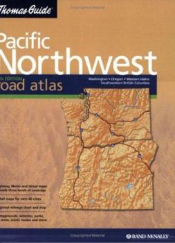 Paperback Pacific Northwest Road Atlas Book