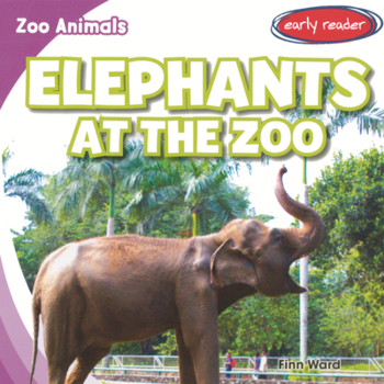 Library Binding Elephants at the Zoo Book