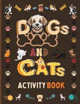 Paperback Dogs & Cats Activity Book