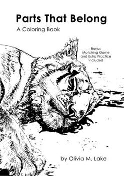 Paperback Parts That Belong A Coloring Book