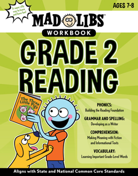 Paperback Mad Libs Workbook: Grade 2 Reading: World's Greatest Word Game Book