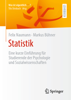 Paperback Statistik: Eine Kurze Einführung Für Studierende Der Psychologie Und Sozialwissenschaften [German] Book