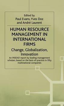 Hardcover Human Resource Management in International Firms: Change, Globalization, Innovation Book