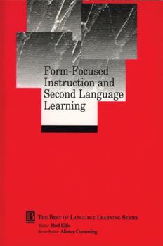 Paperback Form-Focused Instruction and Second Language Learning: Language Learning Monograph Book