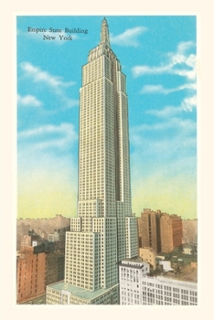 Paperback Vintage Journal Empire State Building, New York City Book