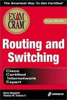 Paperback CCIE Routing and Switching Exam Cram Exam 350-001 Book