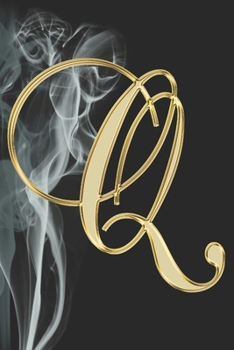 Q Journal: A Monogram Q Initial Capital Letter Notebook For Writing And Notes: Great Personalized Gift For All First, Middle, Or Last Names (Rose Gold Horse Equestrian Animal Print)