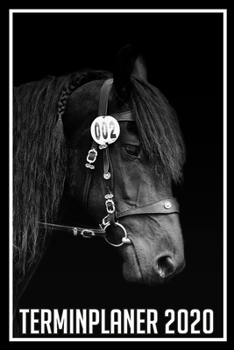 Terminplaner 2020: Jahresplaner von September 2019 bis Dezember 2020 mit Pferd - Planer mit 174 Seiten in weiß im Format A5 mit glänzendem Soft Cover. (German Edition)