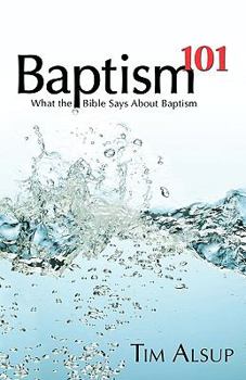 Paperback Baptism 101 Book