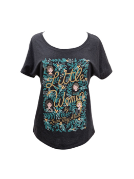 Puffin in Bloom: Little Women Women's Relaxed Fit T-Shirt Large