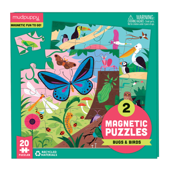 Misc. Bugs & Birds Magnetic Puzzle Set Book