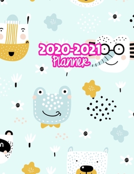 2020-2021 Planner: Two Year Calendar Organizer and Goal Journal | January 2020 - December 2021 Daily, Weekly and Monthly Planner Book with Back Sticker Expression Wall for 2 Years | Design Code 949892