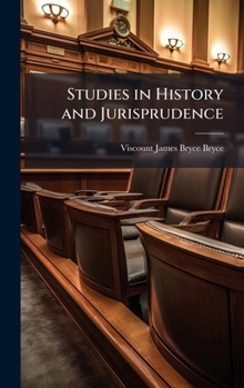 Hardcover Studies in History and Jurisprudence Book