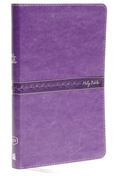 Imitation Leather KJV, Thinline Bible, Standard Print, Imitation Leather, Purple, Red Letter Edition Book
