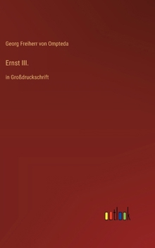 Hardcover Ernst III.: in Großdruckschrift [German] Book