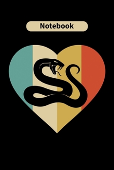 Notebook: Snake Animal Lover Gift Diary | Blank Date & Blank Lined Notebook Journal | 6x9 Inch 120 Pages White Paper