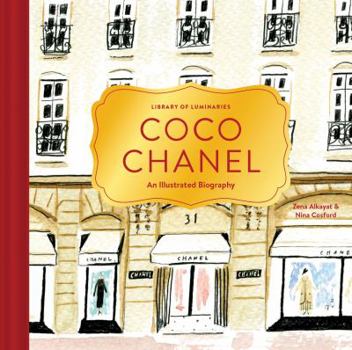 Hardcover Library of Luminaries: Coco Chanel: An Illustrated Biography Book