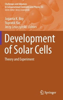Hardcover Development of Solar Cells: Theory and Experiment Book