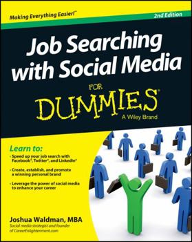 Paperback Job Searching with Social Media for Dummies, 2/E Book