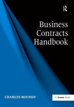 Hardcover Business Contracts Handbook Book