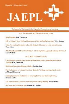 Paperback Jaepl: The Journal of the Assembly for Expanded Perspectives on Learning (Vol. 22, 2016-2017) Book