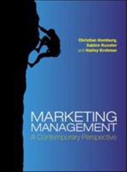 Hardcover Marketing Management: A Contemporary Perspective. Christian Homburg, Sabine Kuester and Harley Krohmer Book