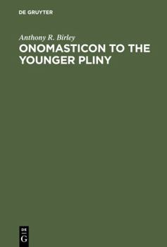 Hardcover Onomasticon to the Younger Pliny Book