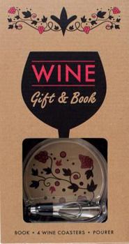 Paperback Wine Gift & Book: Includes 4 Coasters and Pourer Book