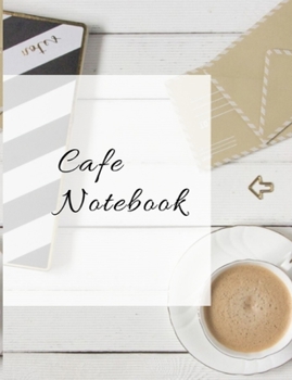 Paperback Cafe Notebook: Composition Notebook / Journal, College Ruled Lined Paper, 100 Pages Book