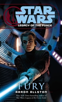 Mass Market Paperback Fury: Star Wars Legends (Legacy of the Force) Book