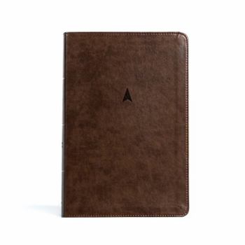Imitation Leather CSB Personal Size Giant Print Bible, Brown Leathertouch Book