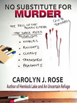 Paperback No Substitute for Murder Book