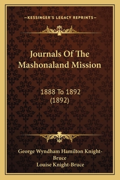 Journals of the Mashonaland Mission 1888 to 1892